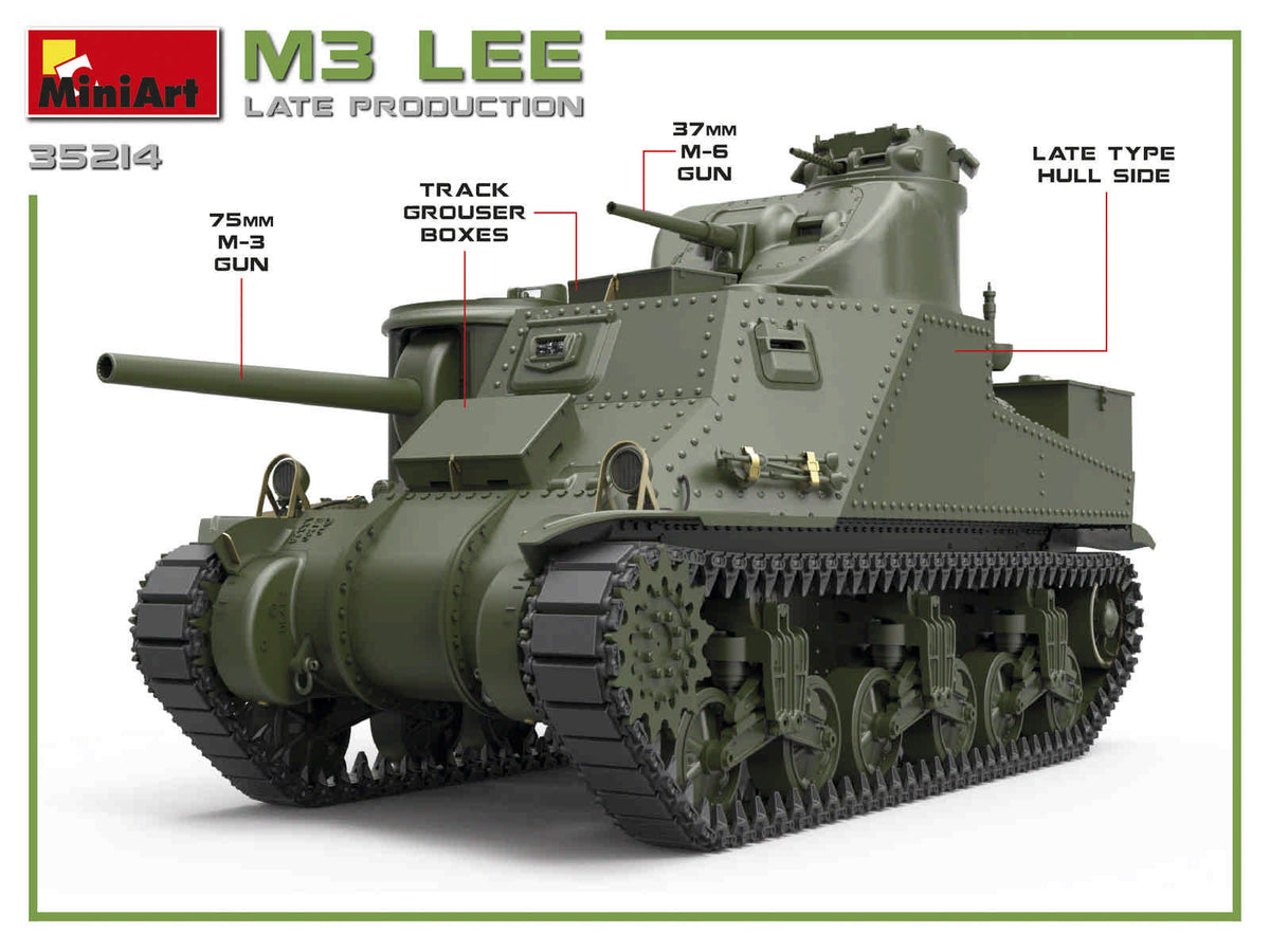 1/35 M3 Lee Late Production - Hobby Sense