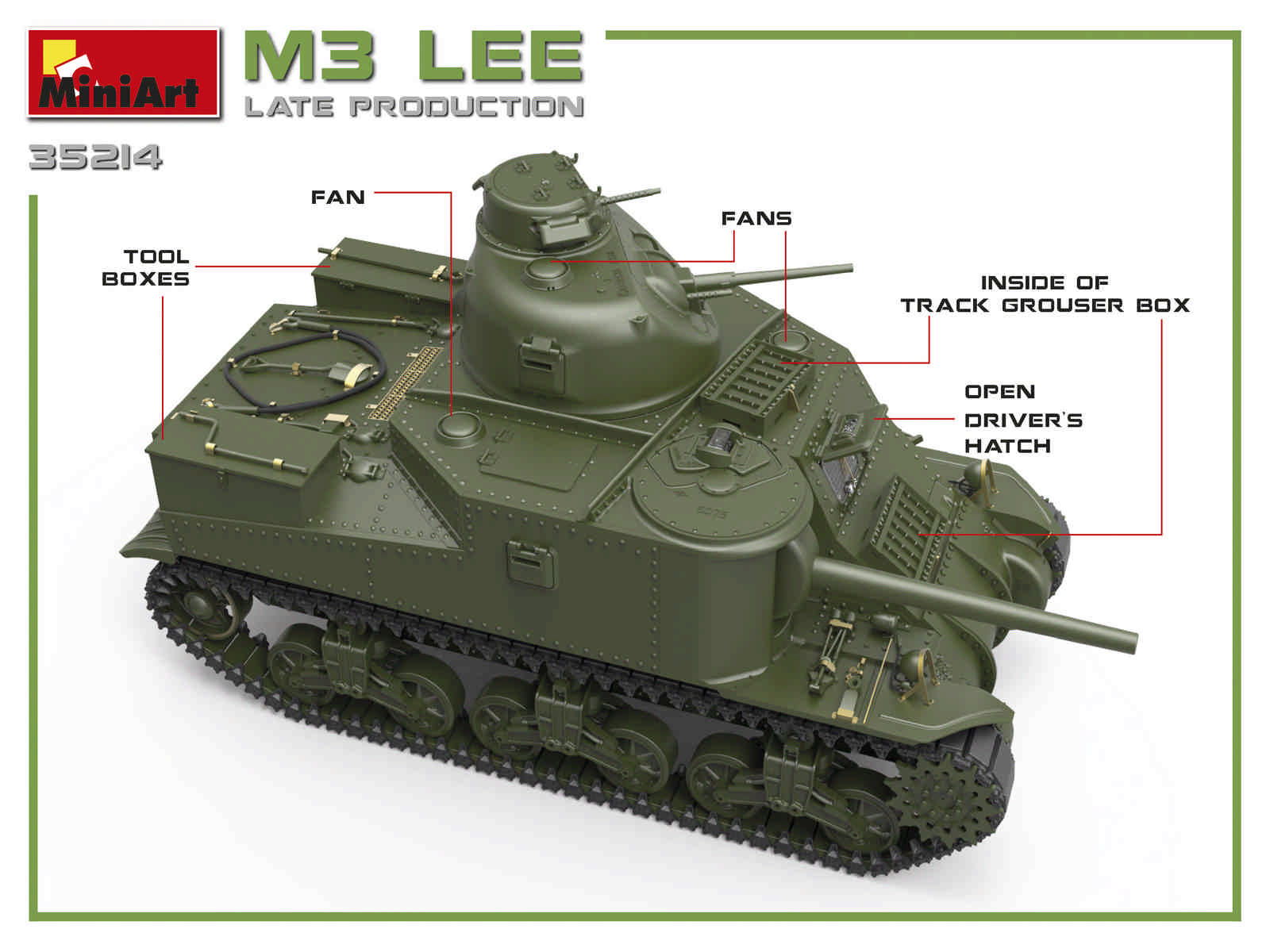 1/35 M3 Lee Late Production - Hobby Sense