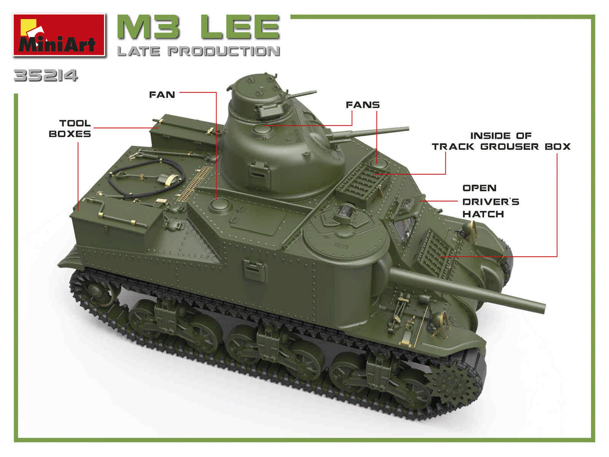 1/35 M3 Lee Late Production - Hobby Sense