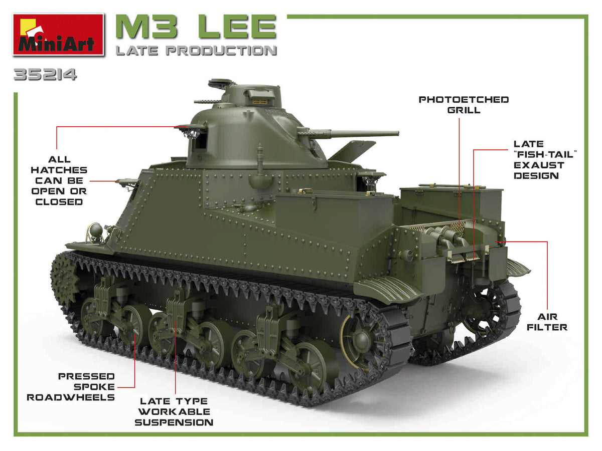 1/35 M3 Lee Late Production - Hobby Sense