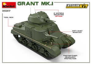 1/35 Grant Mk.I, Interior Kit - Hobby Sense