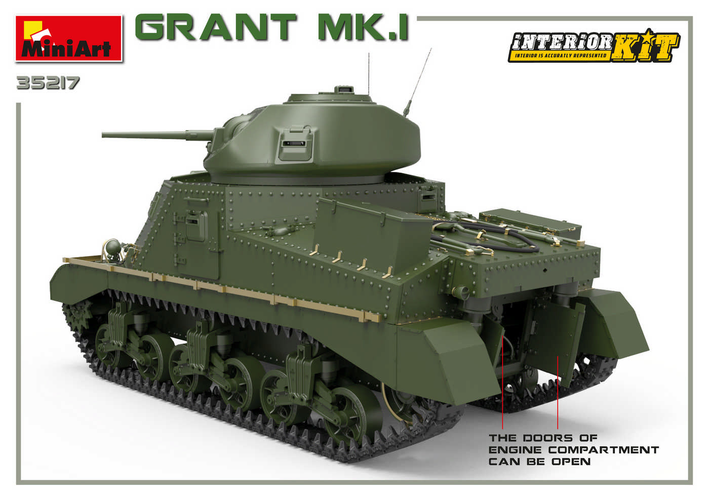 1/35 Grant Mk.I, Interior Kit - Hobby Sense