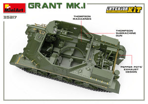 1/35 Grant Mk.I, Interior Kit - Hobby Sense