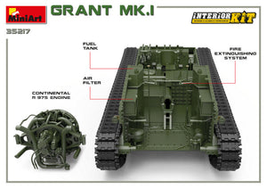1/35 Grant Mk.I, Interior Kit - Hobby Sense