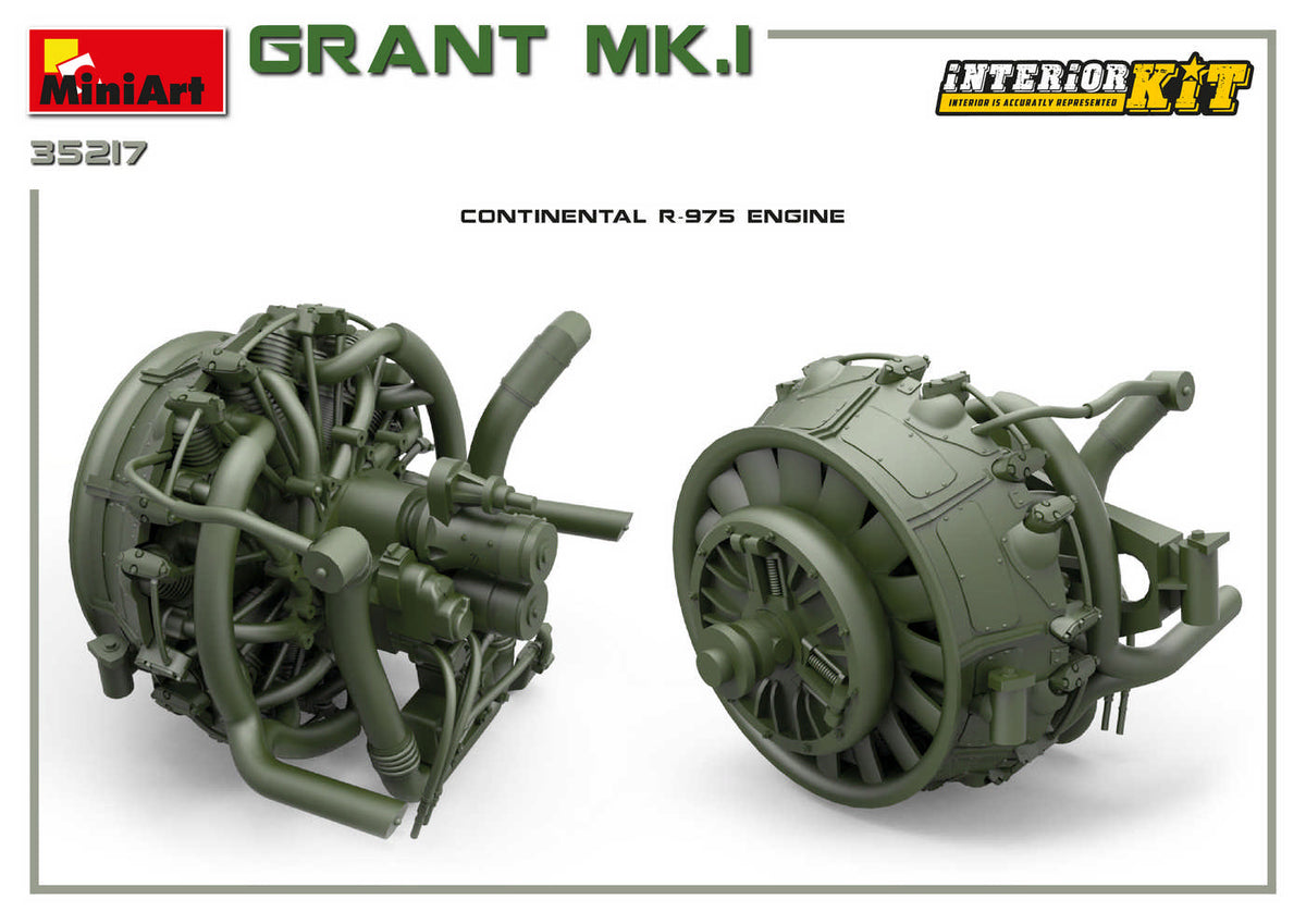 1/35 Grant Mk.I, Interior Kit - Hobby Sense