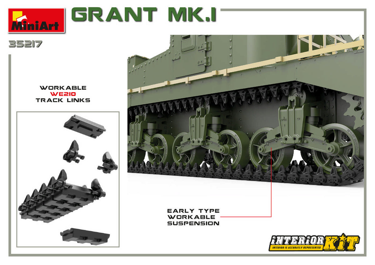 1/35 Grant Mk.I, Interior Kit - Hobby Sense