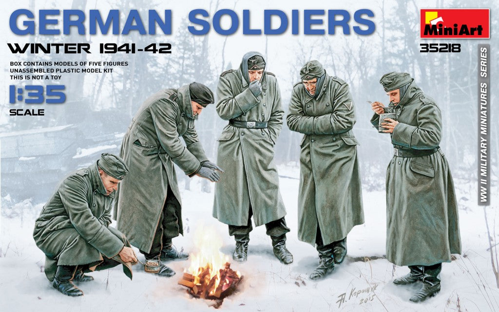 1/35 German Soldiers (Winter 1941-42) - Hobby Sense