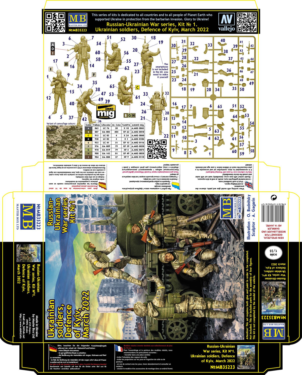1/35 Russian-Ukrainian War series Defence of Kyiv, March 2022. Trophy. Kit No.1 - Hobby Sense