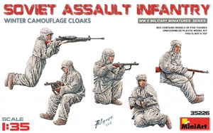 1/35 Soviet Assault Infantry (Winter Camouflage Cloaks) - Hobby Sense