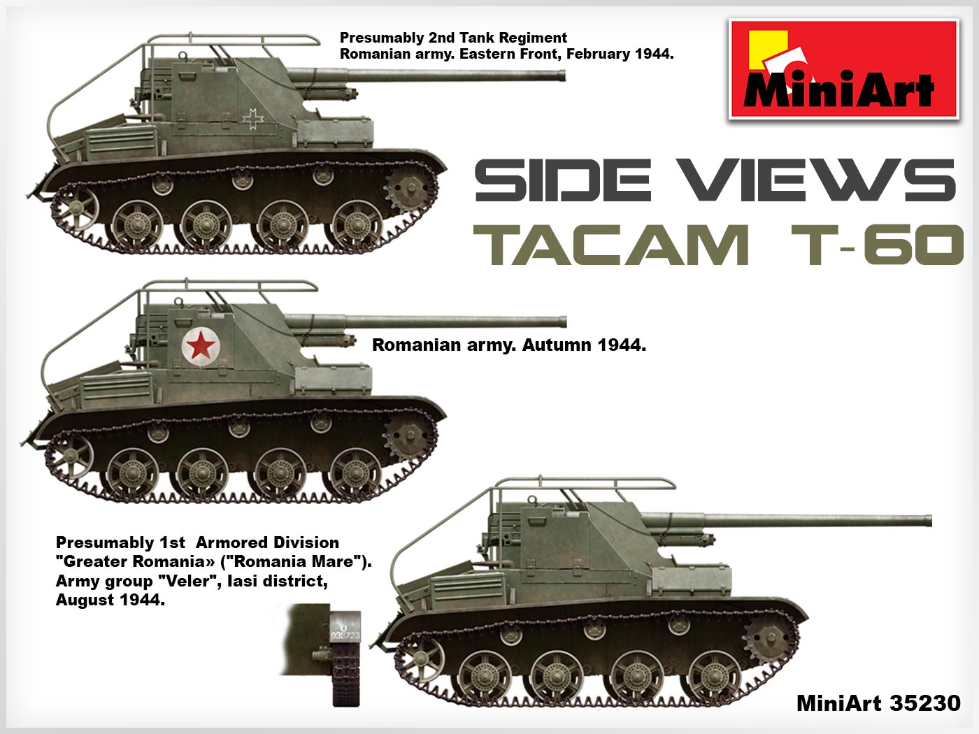 1/35 Tacam T60 Romanian Tank Destroyer, Interior Kit - Hobby Sense