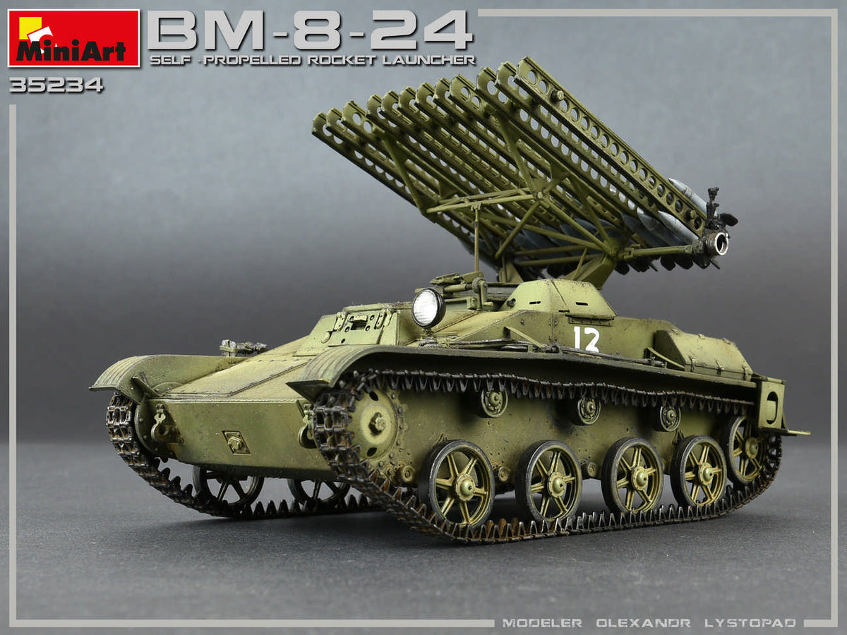 1/35 BM-8-24 Self Propelled Rocket Launcher, Interior kit - Hobby Sense