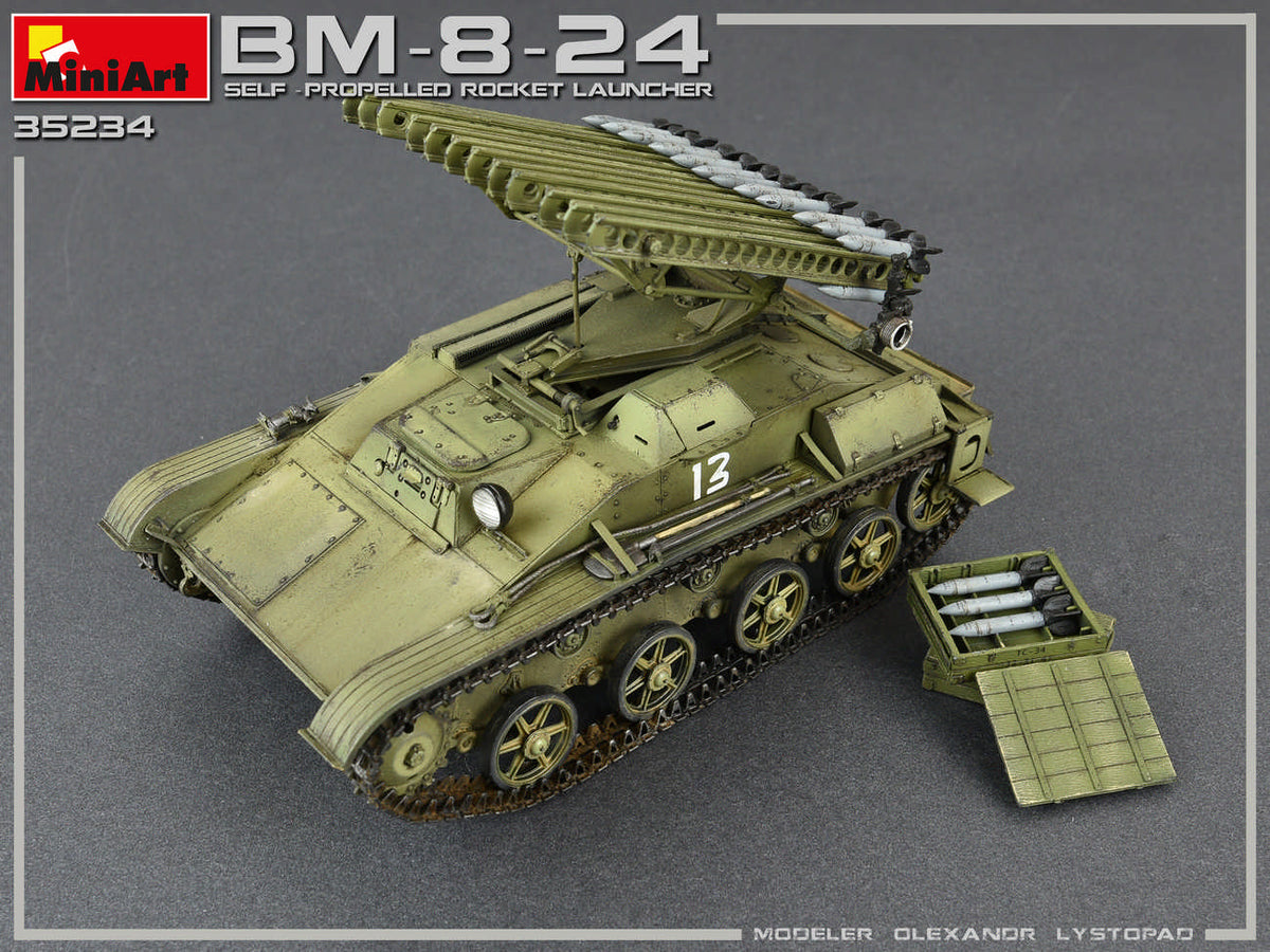 1/35 BM-8-24 Self Propelled Rocket Launcher, Interior kit - Hobby Sense
