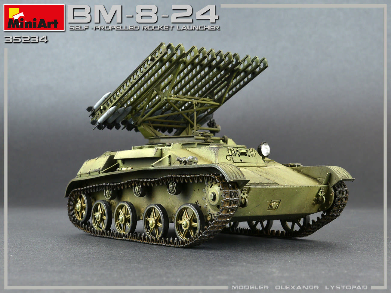 1/35 BM-8-24 Self Propelled Rocket Launcher, Interior kit - Hobby Sense