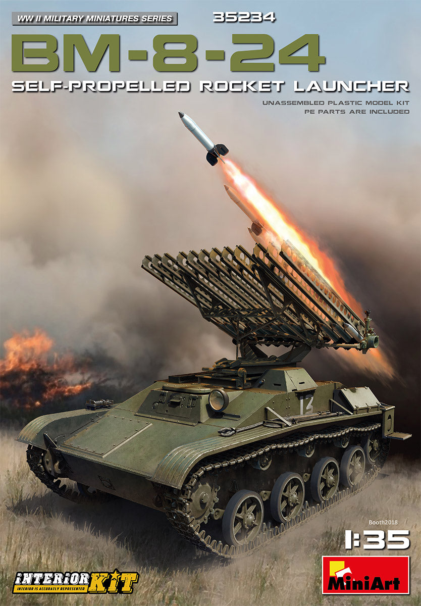 1/35 BM-8-24 Self Propelled Rocket Launcher, Interior kit - Hobby Sense