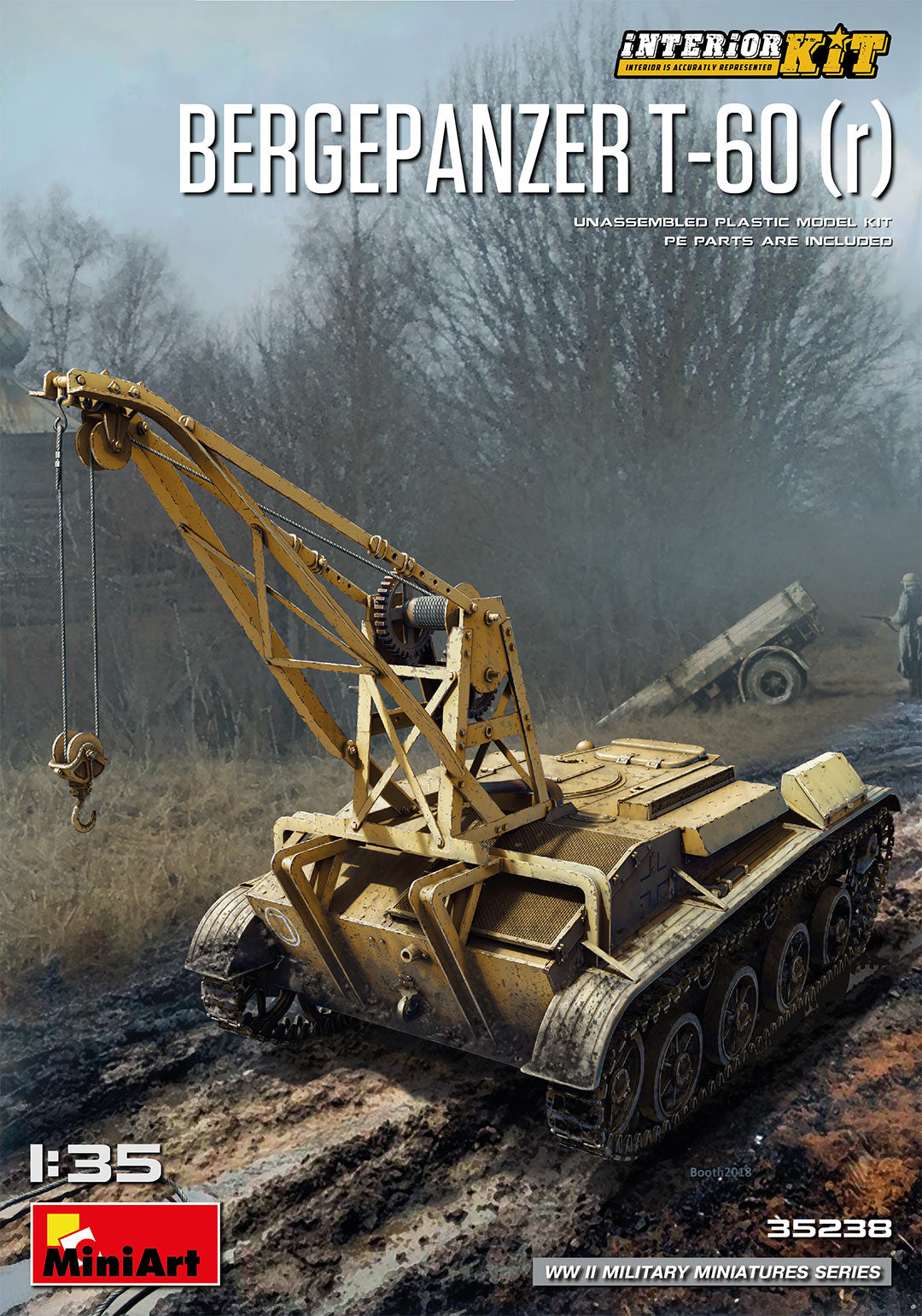 1/35 Bergepanzer T-60, Interior kit - Hobby Sense