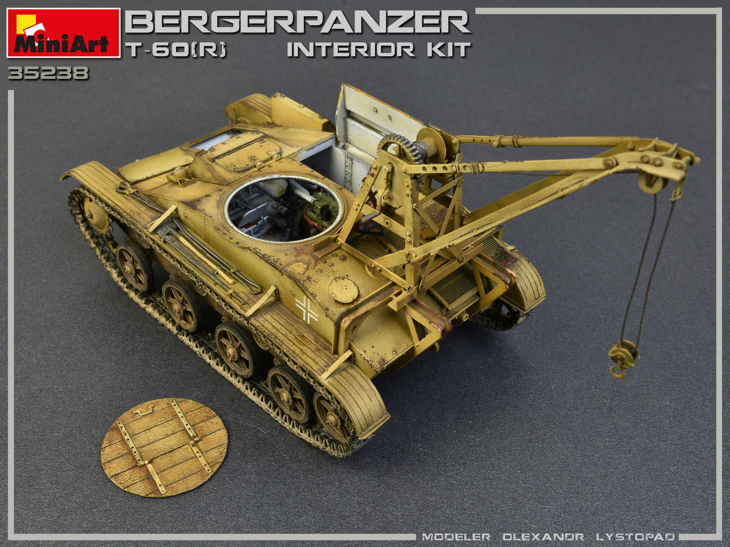 1/35 Bergepanzer T-60, Interior kit - Hobby Sense