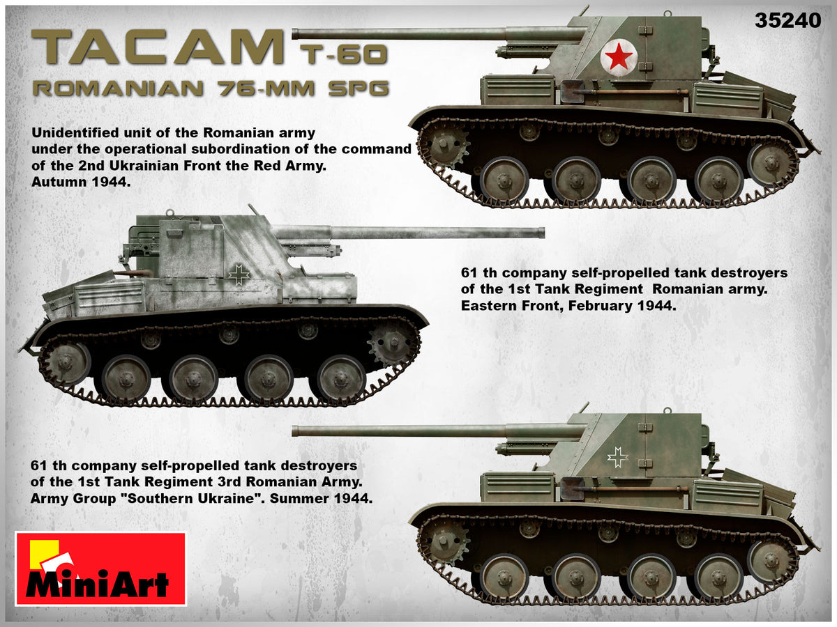 1/35 Tacam T-60 Romanian 76-mm SPG, interior kit - Hobby Sense