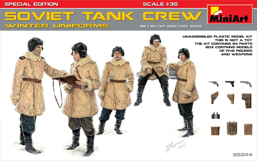 1/35 Soviet Tank Crew (Winter Uniforms) Special Edition - Hobby Sense