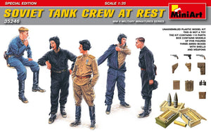 1/35 Soviet Tank Crew at Rest. Special Edition - Hobby Sense