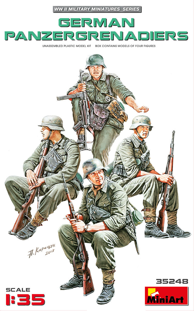 1/35 German Panzergrenadiers - Hobby Sense