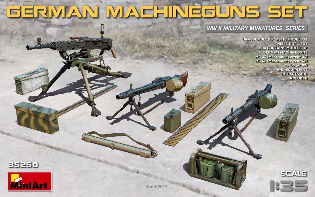 1/35 German Machineguns Set - Hobby Sense
