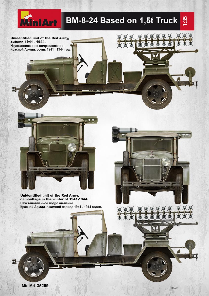 1/35 BM-8-24 Based on 1.5t Truck - Hobby Sense