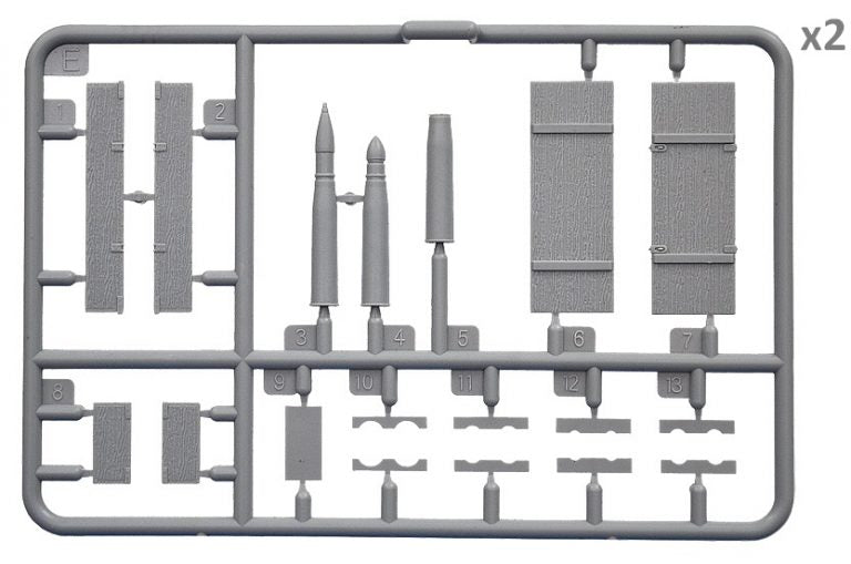 1/35 Soviet Ammo Boxes w/Shells - Hobby Sense