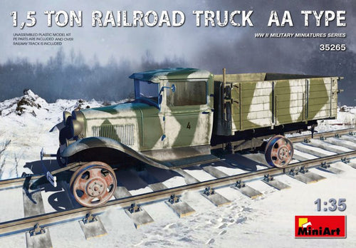 1/35 1,5 Ton Railroad Truck AA Type - Hobby Sense