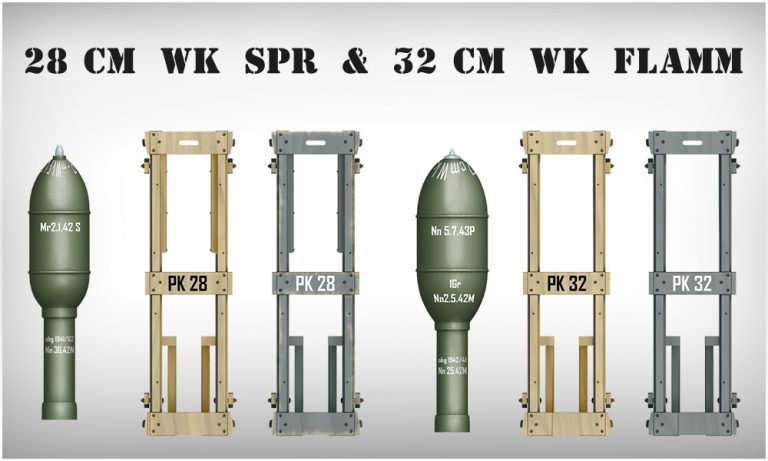 1/35 German Rocket Launcher w/28cm WK Spr & 32cm WK Flamm - Hobby Sense