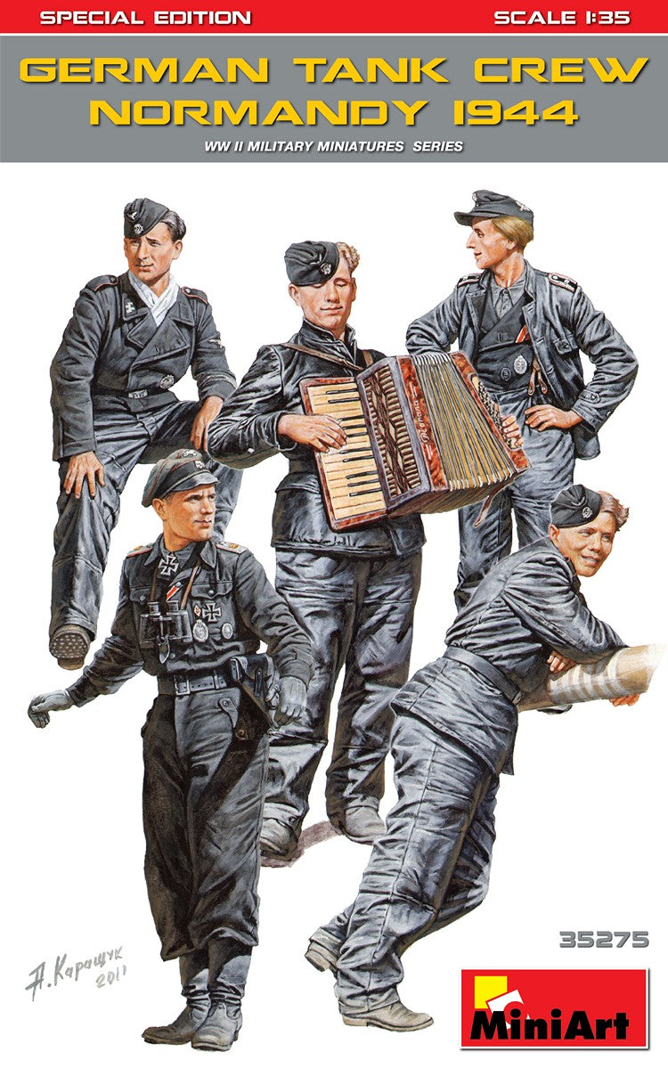 1/35 German Tank Crew (Normandy 1944) Special Edition - Hobby Sense