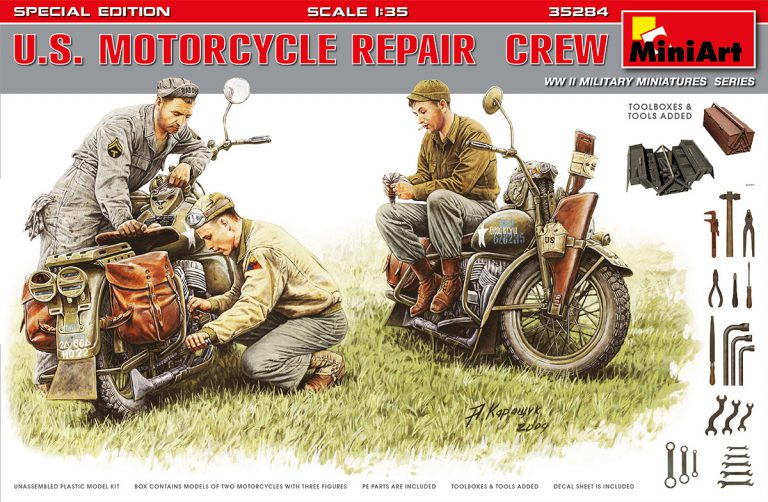 U.S. Motorcycle Repair  Crew. Special Edition - Hobby Sense