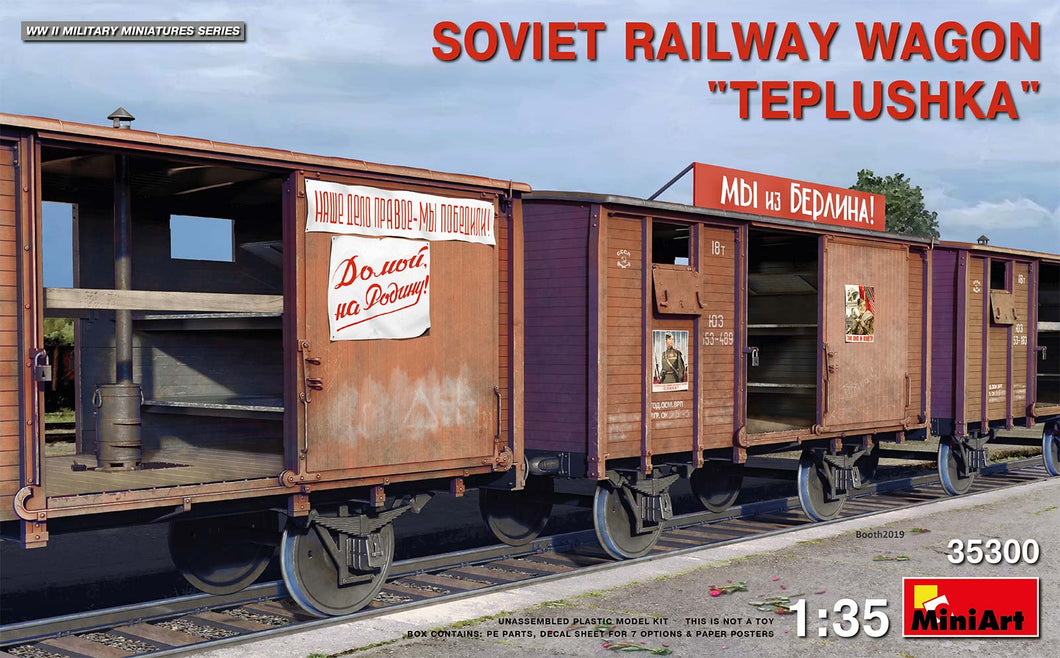 1/35 Soviet Railway Wagon 