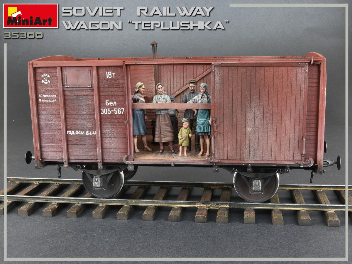 1/35 Soviet Railway Wagon 