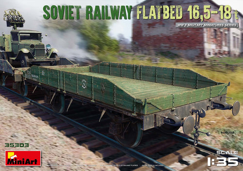1/35 Soviet Railway Flatbed 16.5-18 t - Hobby Sense
