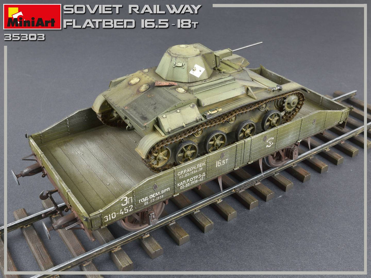 1/35 Soviet Railway Flatbed 16.5-18 t - Hobby Sense