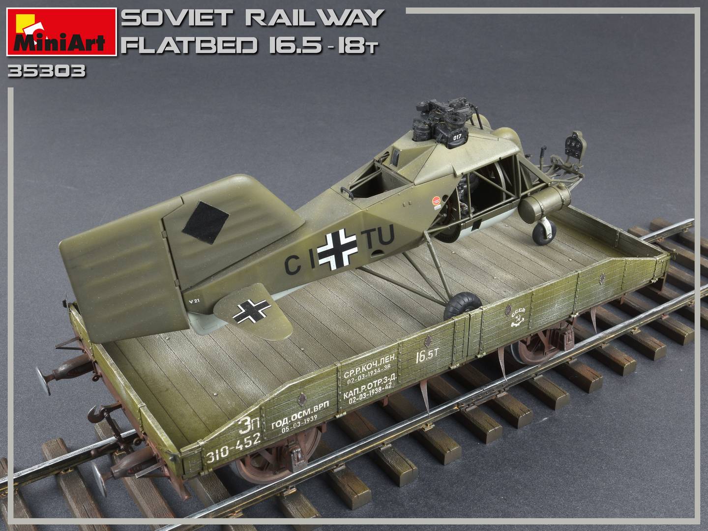1/35 Soviet Railway Flatbed 16.5-18 t - Hobby Sense