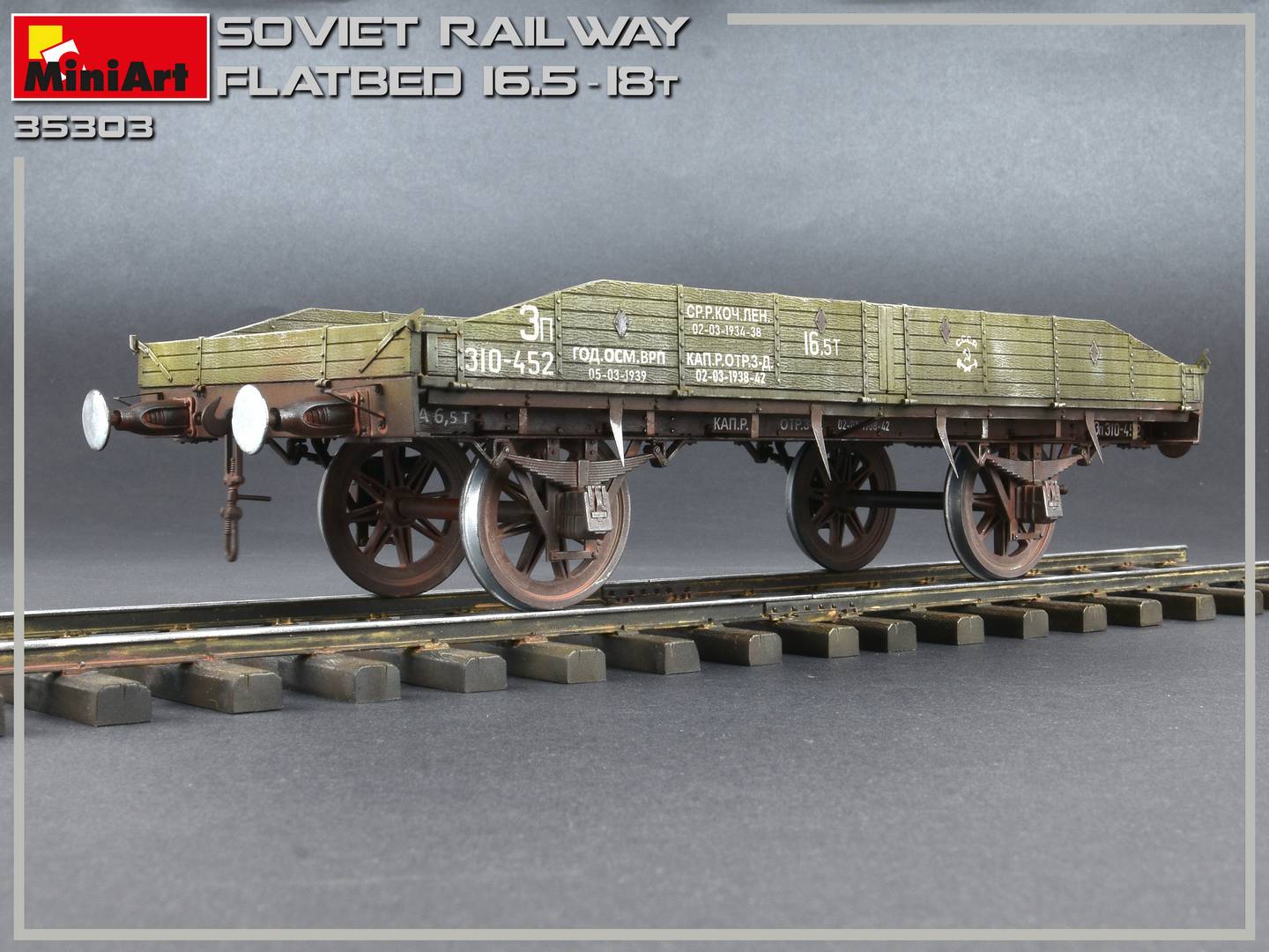 1/35 Soviet Railway Flatbed 16.5-18 t - Hobby Sense