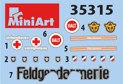 1/35 German Feldgendarmerie, Special Edition - Hobby Sense