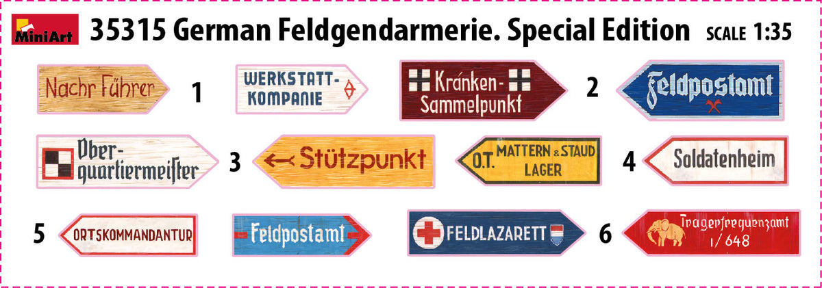 1/35 German Feldgendarmerie, Special Edition - Hobby Sense