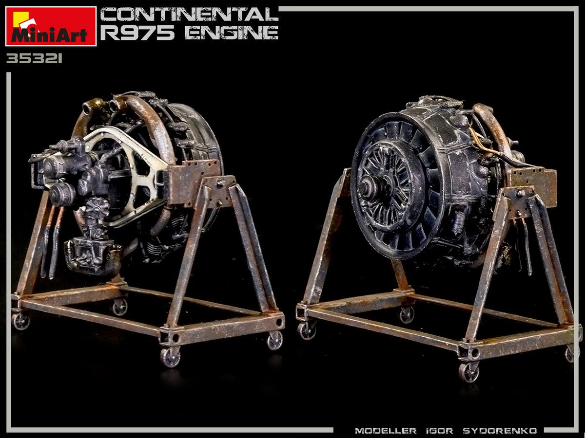 1/35 Continental R975 Engine - Hobby Sense