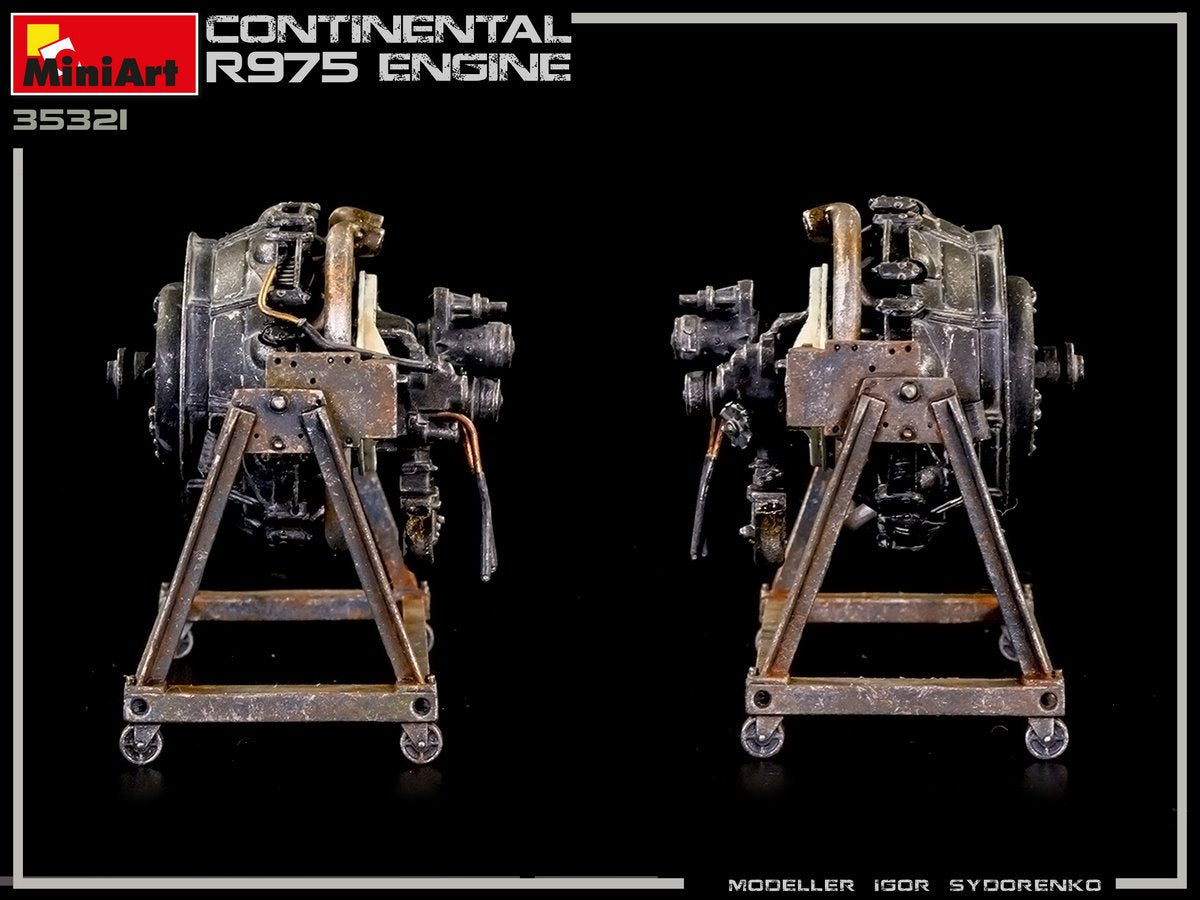 1/35 Continental R975 Engine - Hobby Sense
