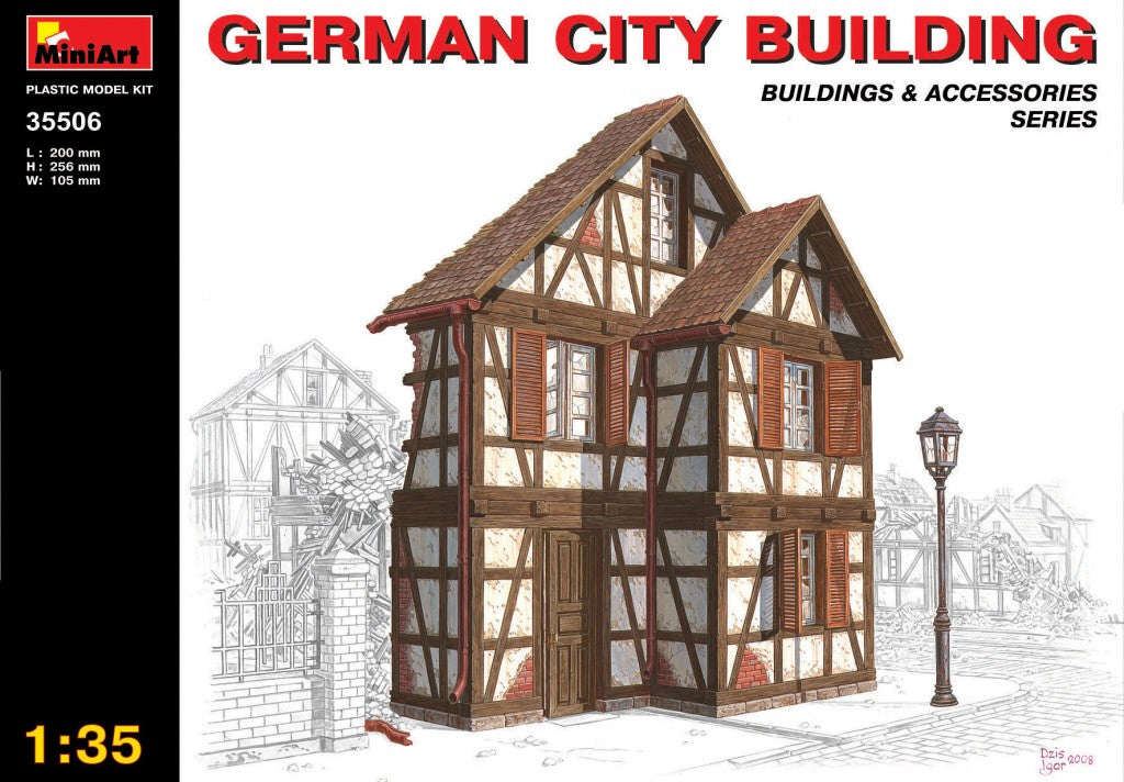 1/35 German City Building - Hobby Sense