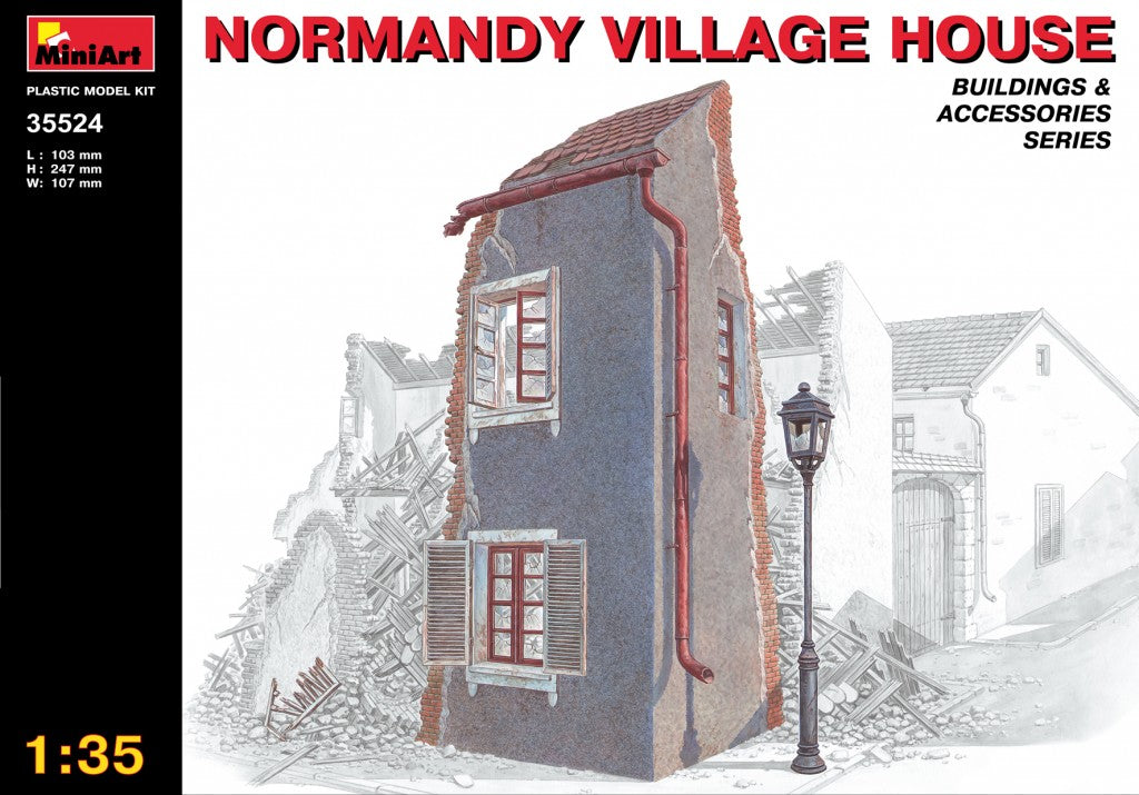 1/35 Normandy Village House - Hobby Sense