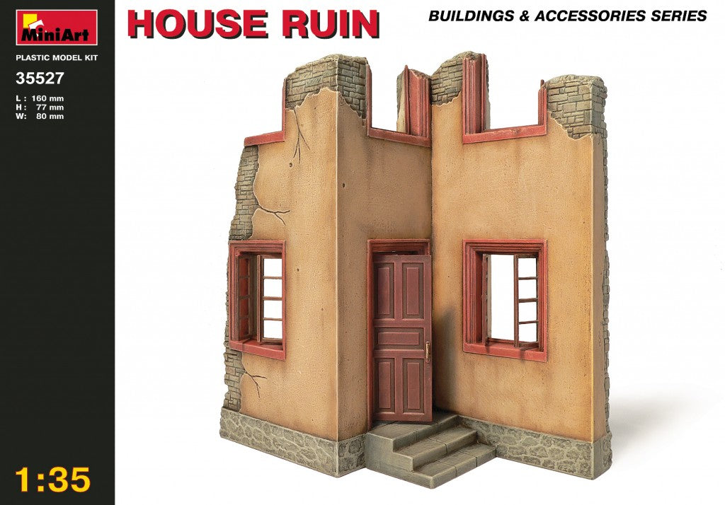 1/35 House Ruin - Hobby Sense