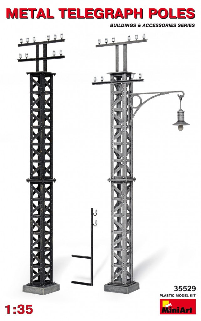 1/35 Metal Telegraph Poles - Hobby Sense