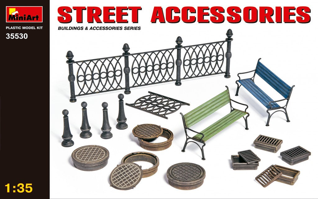 1/35 Street Accessories - Hobby Sense