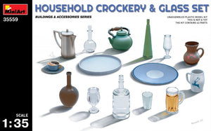 1/35 Household Crockery & Glass Set - Hobby Sense