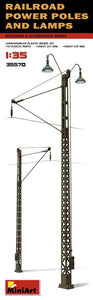 1/35 Railroad Power Poles & Lamps - Hobby Sense