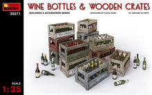 1/35 Wine Bottles & Wooden Crates - Hobby Sense