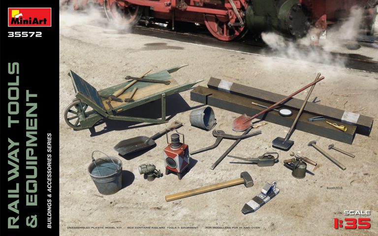 1/35 Railway Tools & Equipment - Hobby Sense